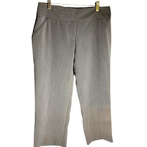NWT Nicole Miller Gray Capris Sz 6